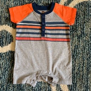EUC tea collection 3-6 months romper